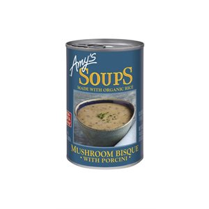 Amy's Kitchen Soupes Bio ~ Bisque De Champignons Avec Cépes