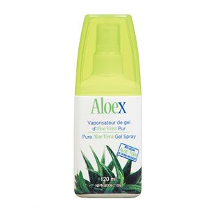 Aloex Gels topiques en format vaporisateur, sans parabénes