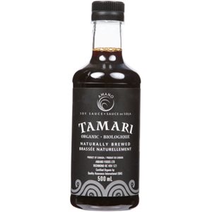 Amano Tamari Sauce de Soja Biologique Brassée Naturellement 500 ml