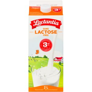 Lactantia Lait Homogénéisé Sans Lactose 3.25% M.G. 2 L