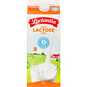 Lactantia Lait écrémé Sans Lactose 0% M.G. 2 L