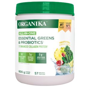 Organika All-In-One Essential greens & Probiotics 600g