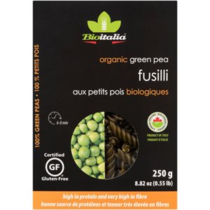 Bioitalia Fusilli aux Petits Pois Biologiques 250 g