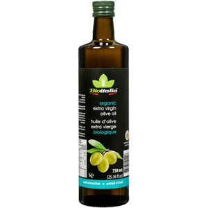 Bioitalia Huile d'Olive Extra Vierge Biologique 750 ml