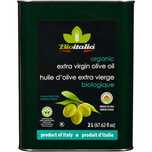Bioitalia Huile d'Olive Extra Vierge Biologique 2 L