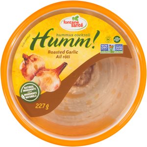 Fontaine Santé Humm! Hummus Cocktail Ail Rôti 227 g
