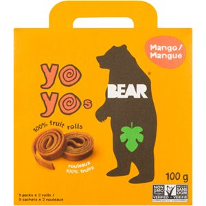 Bear Yoyos Mangue 5 Sachets x 2 Rouleaux 100 g