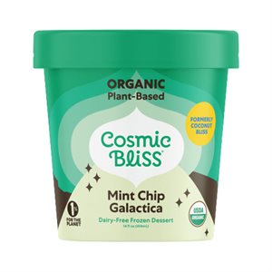 Cosmic Bliss créme glacée base végétale Menthe Galactica bio