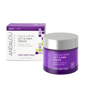 Andalou Naturals Créme anti-âge Hyaluronic Dmae Lift & Firm