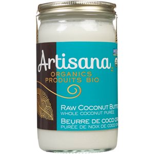Artisana Produits Bio Beurre de Coco Cru Purée de Noix de Coco Entiére 397 g