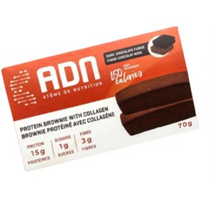 ADN Brownie Protéiné au Chocolat Noir avec Collagéne 70g