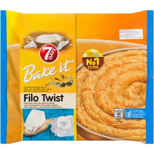 7 Days Bake It Filo Twist avec Fromage Feta et Fromage Mizithra 