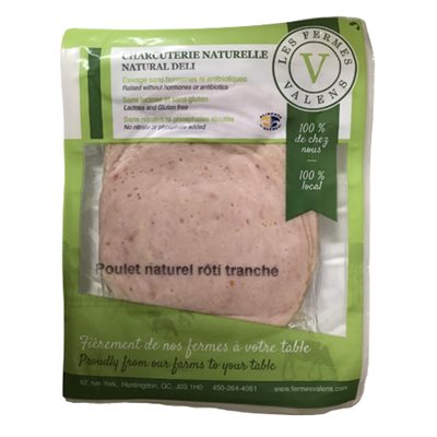 Ferme Valens Poulet Naturel Rôti Tranché 120g Ferme Valens Poulet Naturel Rôti Tranché 120g