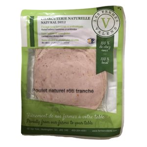 Ferme Valens Poulet Naturel Rôti Tranché 120g