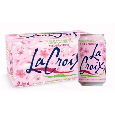 La Croix Eau de Cerisier Pétillante 8x355ml
