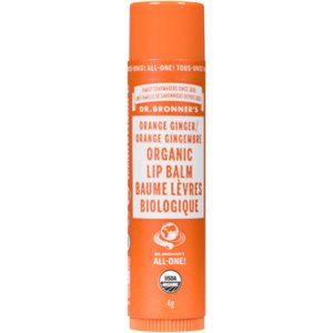 Dr. Bronner's Baume Lévres Biologique Orange Gingembre 4 g