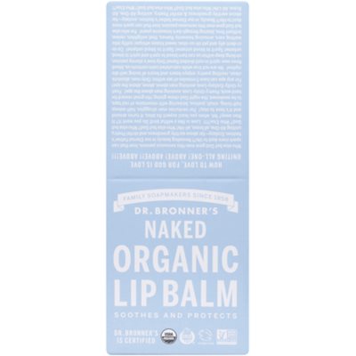 Dr. Bronner's 12 Naked Organic Lip Balm 51 g 4.4ML