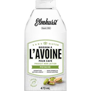 Elmhurst Boisson A L'Avoine pour café - Aux Pistache 473ml