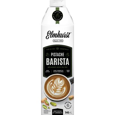 Elmhurst Edition Barista - Aux Pistache 946ml Elmhurst Edition Barista - Aux Pistache 946ml