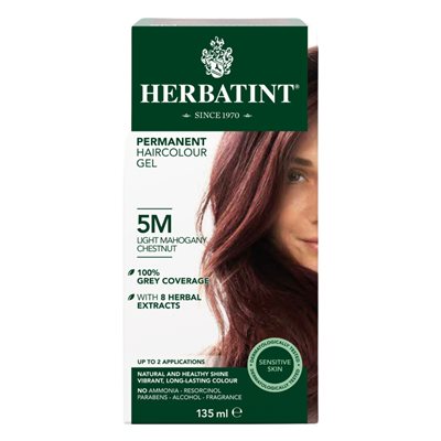 Herbatint Coloration permanente | 5M Châtain acajou clair 135ml Herbatint Coloration permanente | 5M Châtain acajou clair 135ml
