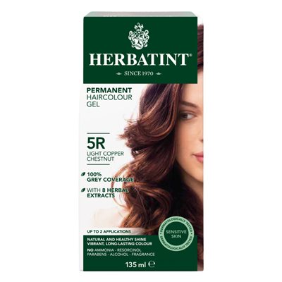 Herbatint Coloration permanente | 5R Châtain cuivré clair 135ml