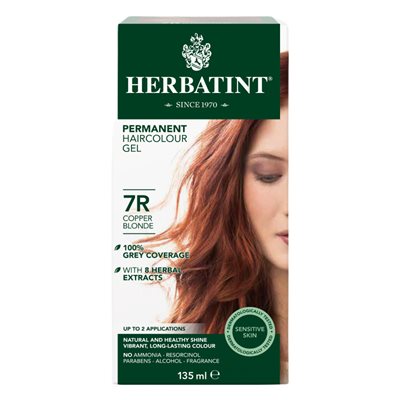 Herbatint Coloration permanente | 7R Blond cuivré 135ml Herbatint Coloration permanente | 7R Blond cuivré 135ml