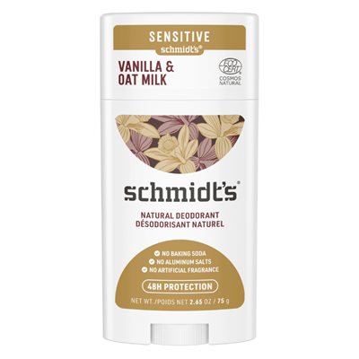 Schmidt's Naturals Vanilla & Oat Milk 75G