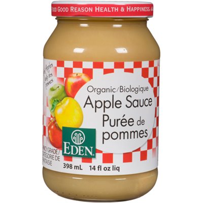 Eden Purée de Pommes Biologique 398 ml Eden Purée de Pommes Biologique 398 ml