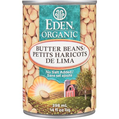 Eden Bio Petits Haricots de Lima 398 ml Eden Bio Petits Haricots de Lima 398 ml