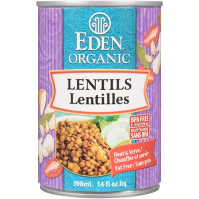 Eden Bio Lentilles 398 ml Eden Bio Lentilles 398 ml