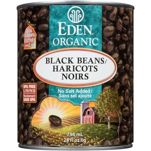 Eden Black Beans Organic 796 ml 