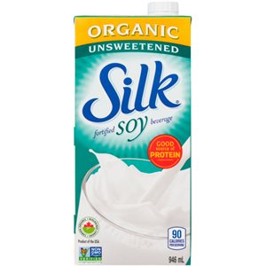 Silk Boisson Soya Biologique Sans-Sucre 946ml