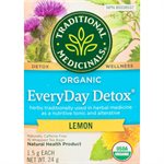 Traditional Medicinals Organic Lemon Daily Detox herbal tea 16s