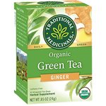 Traditional Medicinals Organic Ginger Green Tea 16s