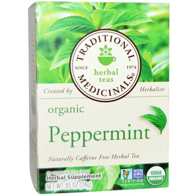 Traditional Medicinals Tisane Menthe Poivree Bio