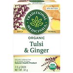 Traditional Medicinals Tisane  Tulsi Au Gingembre Bio