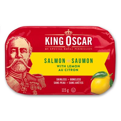 KING OSCAR SAUMON AU CITRON 115g KING OSCAR SAUMON AU CITRON 115g