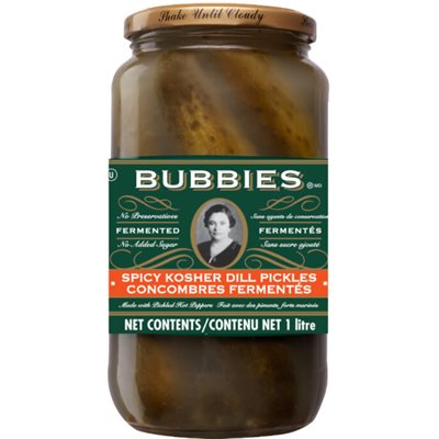 BUBBIE'S Cornishon Kosher Epicer 1L BUBBIE'S Cornishon Kosher Epicer 1L