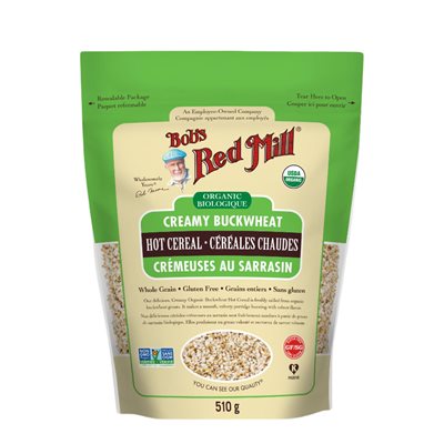 Bob's Red Mill Céréales Crémeuses Au Sarrasin Biologique 510g Bob's Red Mill Céréales Crémeuses Au Sarrasin Biologique 510g