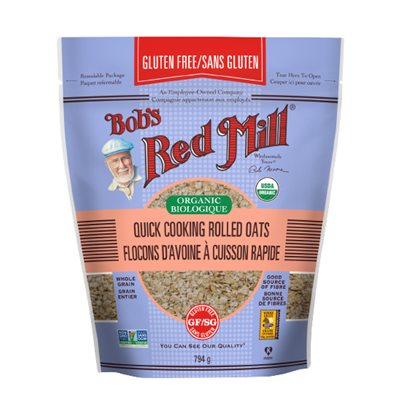 Bob's Red Mill Organic G-F Quick Cooking Oats 794g