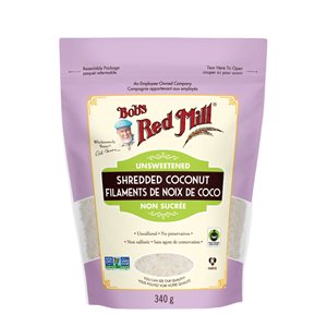 Bob's Red Mill Unsweetened Shredded Coconut 340g