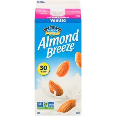 Blue Diamond Boisson D'Amandes Vanille non sucrée 1.89l Blue Diamond Boisson D'Amandes Vanille non sucrée 1.89l