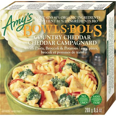 Amy's Kitchen Bol Cheddar Campagnard 269g Amy's Kitchen Bol Cheddar Campagnard 269g