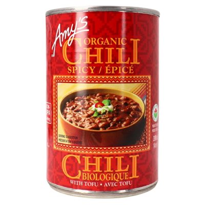 Amy's Kitchen Chili épicé bio 398ml Amy's Kitchen Chili épicé bio 398ml