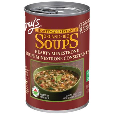 Amy's Kitchen Organic Hearty Minestrone Soups 398ml Amy's Kitchen Organic Hearty Minestrone Soups 398ml