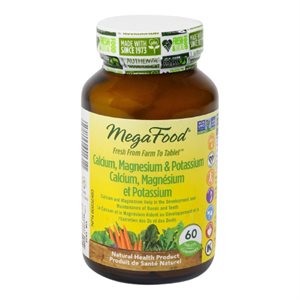 Megafood Dailyfoods Cal Mag Potassium 60 Comp