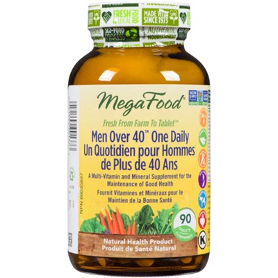 Megafood Men Over 40 One Daily 90 Tablets 