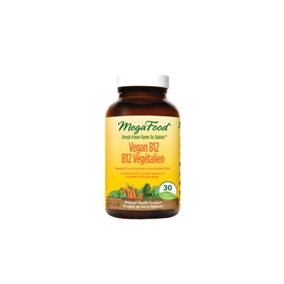 Megafood Vitamine B12 Végane 30 Capsules Megafood Vitamine B12 Végane 30 Capsules