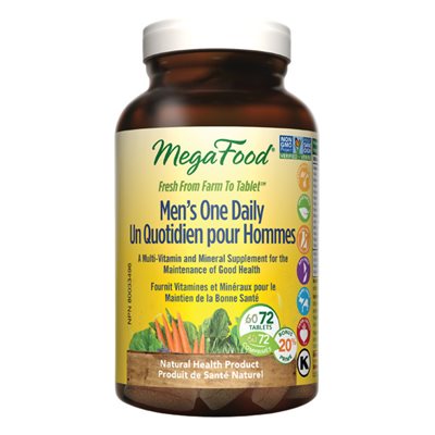 Megafood Mens One Daily 72 Tablets 