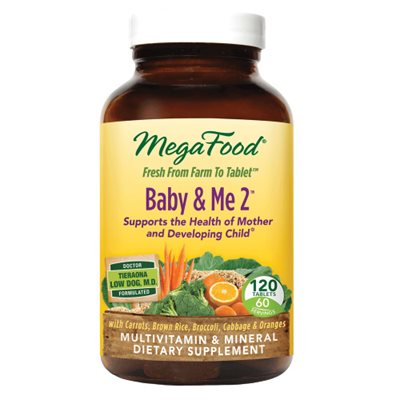 Megafood Baby and Me 2 Multivitamines Prénatales 120 Comprimés Megafood Baby and Me 2 Multivitamines Prénatales 120 Comprimés